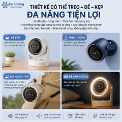 [ GF15-Z ]2026-Quạt Mini Tích Điện K818 Cao Cấp  Pin 20.000mAh, 100 Cấp Độ Gió, Tích Hợp Đèn Ngủ LED:CE,FCC,RoHs!