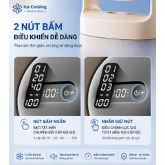 [ GF15-Z ]2026-Quạt Mini Tích Điện K818 Cao Cấp  Pin 20.000mAh, 100 Cấp Độ Gió, Tích Hợp Đèn Ngủ LED:CE,FCC,RoHs!
