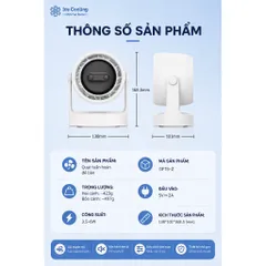 [ GF15-Z ]2026-Quạt Mini Tích Điện K818 Cao Cấp  Pin 20.000mAh, 100 Cấp Độ Gió, Tích Hợp Đèn Ngủ LED:CE,FCC,RoHs!