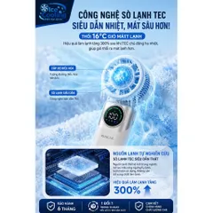 Chính Hãng Kuulaa Quạt Cầm Tay  mini có Sò Lạnh pin 8000mAh!