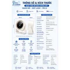 [Flash Sale]Giá Sỉ-Quạt Tích Điện 100 Cấp Gió – Treo Tường & Để Bàn,Màn Hình LED Hiển Thị Pin, Pin 4000mAh,gió 12m/s