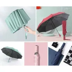 Ô tự gấp Nhật bấm 1 nhát ô mở to luôn (116cm liền) Bấm thêm 1 nhát nữa ô cụp luôn