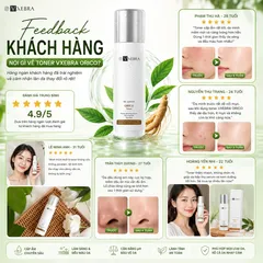 Toner hoa hồng Orico Vxebra nước cân bằng giúp dưỡng ẩm, làm sạch dịu da