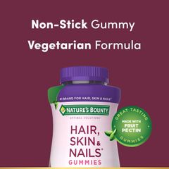 Hair Skin Nail Gummies Nature's Bounty -  Kẹo dẻo giúp đẹp da tóc móng 230 viên chính hãng Mỹ