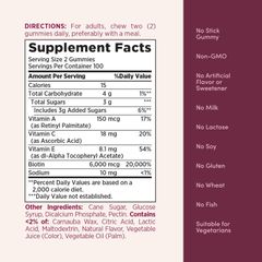 Hair Skin Nail Gummies Nature's Bounty -  Kẹo dẻo giúp đẹp da tóc móng 230 viên chính hãng Mỹ
