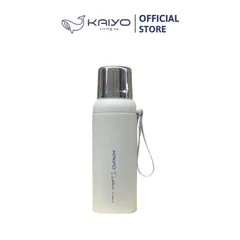 Phích giữ nhiệt 2 lớp inox Kaiyo màu đỏ cherry, dung tích 2,2L