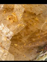 Bánh tráng tỏi phi nhà làm bịch 500gr