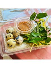 Bánh tráng chấm muối sệt( bánh phơi sương ủ bơ)