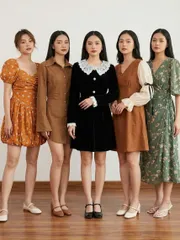 259 💕 đầm nhiều mẫu hoa nhí.