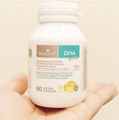 [Nhập khẩu] Viên uống Bioisland DHA For Kids Bổ Sung DHA Giúp Cải Thiện Trí Não và Thị Lực Cho Trẻ (Hộp 60 viên)