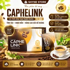 Cà Phê Caphelink New - Thức Uống Tăng Năng Lượng, Tỉnh Táo, Hỗ Trợ Đề Kháng Từ Thiên Nhiên 100g