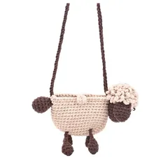 Túi len hình cừu sản phẩm handmade dễ thương, túi len trẻ em