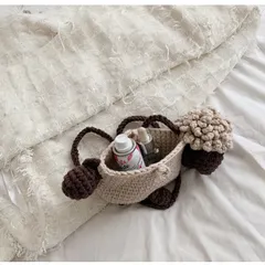 Túi len hình cừu sản phẩm handmade dễ thương, túi len trẻ em
