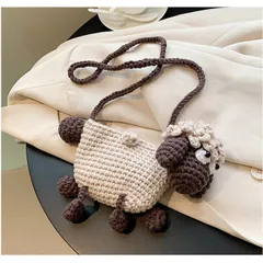 Túi len hình cừu sản phẩm handmade dễ thương, túi len trẻ em