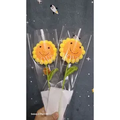 Bó hoa hướng dương mặt cười 1 bông dùng làm quà tặng