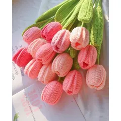 Hoa tulip len ghép cánh dùng làm quà tặng (không nhụy)