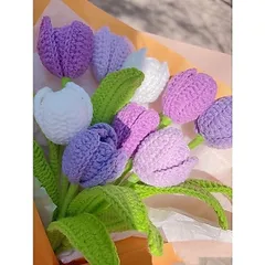 Hoa tulip len ghép cánh dùng làm quà tặng (không nhụy)