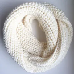 Khăn Ống Đan Tay 2 Vòng Màu Trơn – Gọn Nhẹ & Giữ Ấm