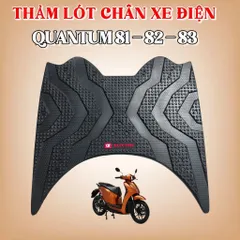Thảm Lót Chân Xe Điện Quantum S1 S2 S3 Cao Cấp Form Zin–Chống Trượt, Chống Nước, Dễ Vệ Sinh, Bền Đẹp