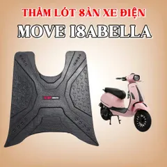 Thảm lót sàn xe điện MOVE ISABELLA ,Victoria kiểu Vespa và Vespro Viet Thai, Nispa Osakar (Cao su, dày dặn dẻo dai)