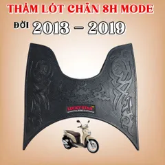 SH 13 ,Thảm Xe SH Mode 2013-2019 Cao Su Dày Cao Cấp, Chống Trượt, Dễ Vệ Sinh, Chống Bụi Bẩn