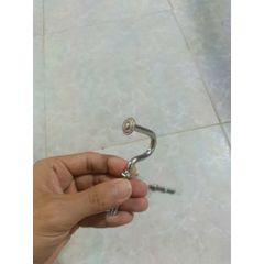 Móc treo đồ xe máy, MÓC CÂU - MÓC CONG inox titan gắn xe máy cho các dòng xe số (wave ,fu ,dream,..vv) xe ga AB .vv
