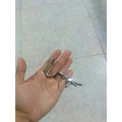 Móc treo đồ xe máy, MÓC CÂU - MÓC CONG inox titan gắn xe máy cho các dòng xe số (wave ,fu ,dream,..vv) xe ga AB .vv