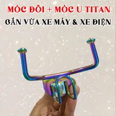 Móc Treo Đồ 2 Chấu Gắn Xe Máy Xe Điện |Gắn EVO Grand, EVO 200, vv. Vision, Lead, Vario, click ,vv [ Tặng Móc U ]
