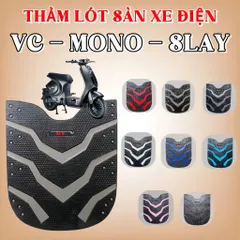 Thảm Lót Sàn Xe Điện VC Mono Slay GR56 GR58 Sonco Lyn (Cao Su Dày Dặn Chống Nước Nhiều Màu )