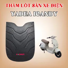 Thảm lót sàn XE Yadea Icandy ( Cao su , dẻo dai , dày dặn , như zin , dể dàng , vệ sinh )