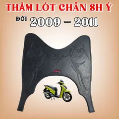SH 09 ,Thảm Lót Sàn SH Ý 2009 2010 2011 – Cao Su/TPE Chống Trượt, Bền Đẹp, Vừa Khít Xe
