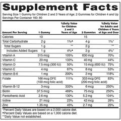 Kẹo dẻo bổ sung vitamin tổng hợp cho bé Kirkland Children's Multivitamin 160 viên CỦA MỸ