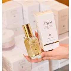 Combo d'Alba vita toning chăm da căng ẩm rạng rỡ Hàn Quốc