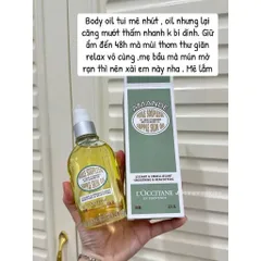 Dầu dưỡng thể body oil hạnh nhân dùng thử chiết 10ml cho da căng bóng mềm mịn