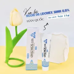 Kem bôi ngoài da Lidomex Hàn Quốc tuýp 15g