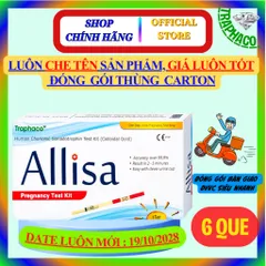 [Che tên] Combo 2/4/6/8/9/10 Que thử thai bản to Traphaco, Chính xác test thử thai sớm nhanh Allisa