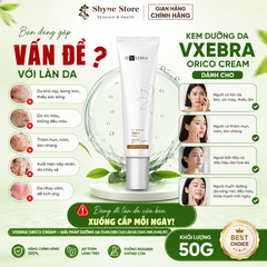 Kem dưỡng da Vxebra Orico Cream 50g dưỡng ẩm sâu, hỗ trợ mờ thâm nám, sáng da