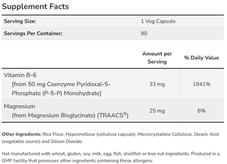 Viên Uống NOW P-5-P Vitamin B6 Magnesium Bisglycinate Hỗ Trợ Điều Hòa Tâm Trạng Giảm Căng Thẳng - YoungFit