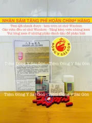 (MẪU XỊN TEM QR CHECK) Nhân Sâm Tăng Phì Hoàn Hộp 30 Viên - Hỗ Trợ Hấp Thu - GinSeng Jin Fui Wan