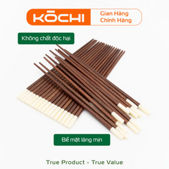 Bộ Đũa Ăn Cơm Cao Cấp Chính Hãng Kochi - Đũa Gỗ Tự Nhiên An Toàn, Không Hóa Chất, Thiết Kế Tối Giản, Chất Lượng Cao Cấp