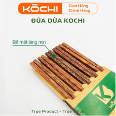 Bộ Đũa Ăn Cơm Cao Cấp Chính Hãng Kochi - Đũa Gỗ Tự Nhiên An Toàn, Không Hóa Chất, Thiết Kế Tối Giản, Chất Lượng Cao Cấp