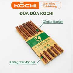 Bộ Đũa Ăn Cơm Cao Cấp Chính Hãng Kochi - Đũa Gỗ Tự Nhiên An Toàn, Không Hóa Chất, Thiết Kế Tối Giản, Chất Lượng Cao Cấp