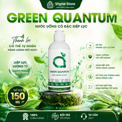 Green Quantum Nước Uống Cô Đặc 150ml Chính Hãng - Nước Diệp Lục Cô Đặc Dễ Pha, Vị Bạc Hà Thanh Mát