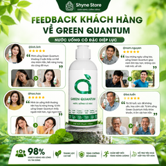 Green Quantum Nước Uống Cô Đặc 150ml Chính Hãng - Nước Diệp Lục Cô Đặc Dễ Pha, Vị Bạc Hà Thanh Mát