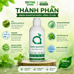 Green Quantum Diệp Lục Lượng Tử 150ml Hỗ Trợ Đào Thải Độc Tố Thanh Lọc Cơ Thể