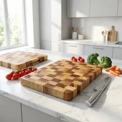 Thớt Gỗ Caro End Grain KOCHI - Thớt Ghép Caro Cao Cấp