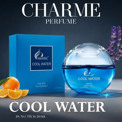 Nước Hoa Nam Charme Cool Water 100ML - Mùi Hương Tươi Mát, Thanh Lịch và Quyến Rũ Hương Biển Đại Dương