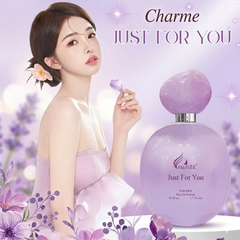 Nước Hoa Nữ Charme Just For You 30ml/50ml - Hương Floral Fruity Ngọt Ngào, Quyến Rũ, Độ Lưu Hương Lâu, Quà Tặng Đặc Biệt Cho Phái Đẹp