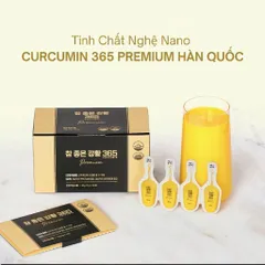 [Lẻ 1 tép] Tinh Chất Nghệ Nano Curcumin 365 Premium Hàn Quốc - Hộp 32 Tép