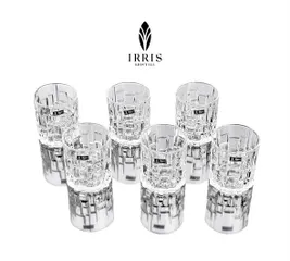 Set 6 cốc thấp trắng Irris (Model 04TW) - Dung tích 310ml